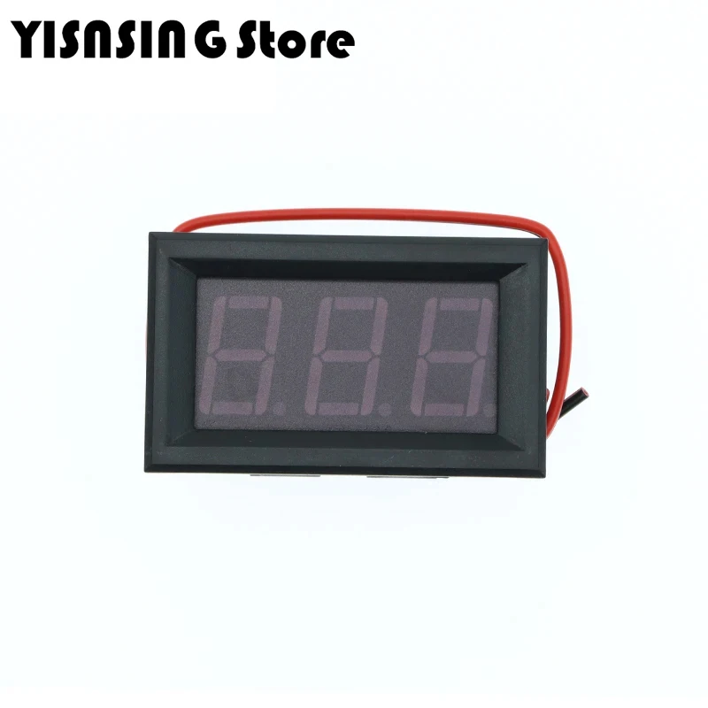 Voltímetro AC Digital para Uso Doméstico, Display de Tensão Vermelho, DIY, 2 Fios, 70V a 500V, 0,56"