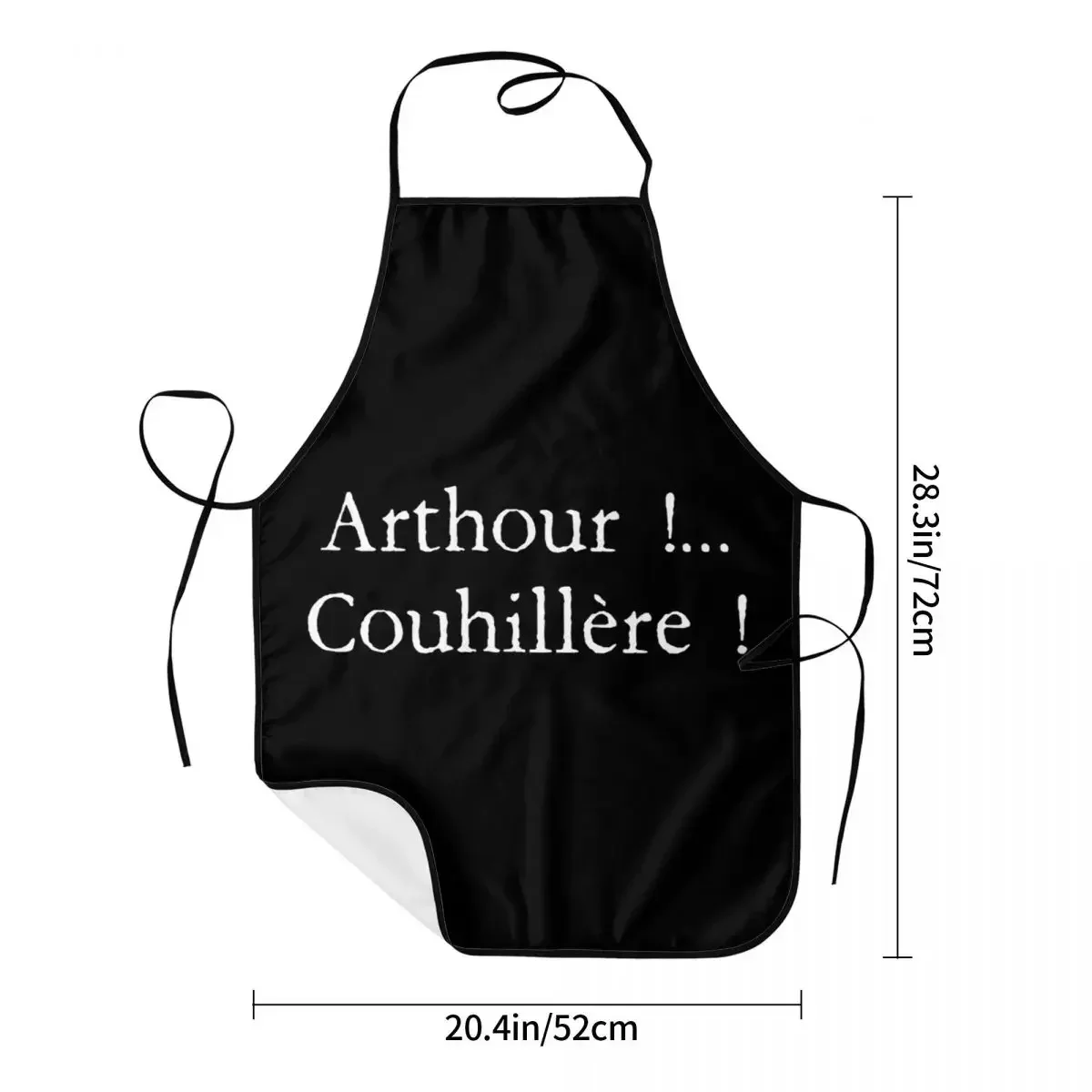 Kaamelott - Roi Burgonde - ArthourCouhillere Aprons Chef Cooking Cuisine Tablier Bib Kitchen Cleaning Pinafore for Women Men