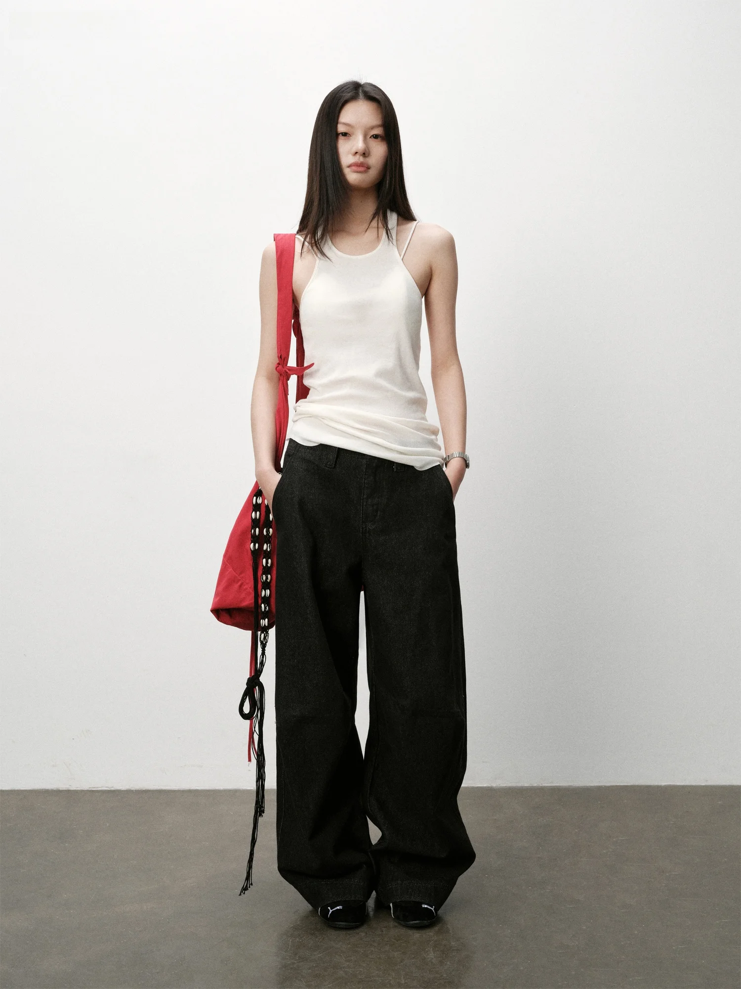 

KUCO классические ретро широкие джинсы с низкой талией для мужчин и женщин, свободные джинсовые брюки с манжетами, повседневные оригинальные синие джинсы с заниженной талией