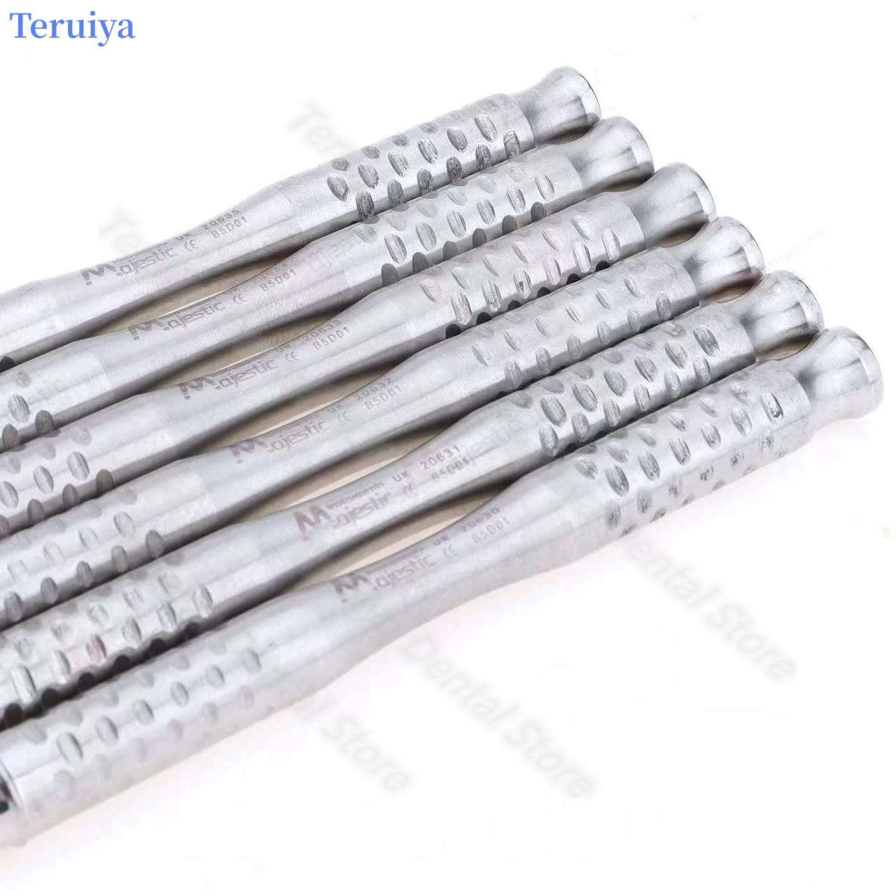 Dental Bone Chisel Single/Double Sided Round Edge Emei Chisel for Oral Implantation & Tooth Extraction Instruments