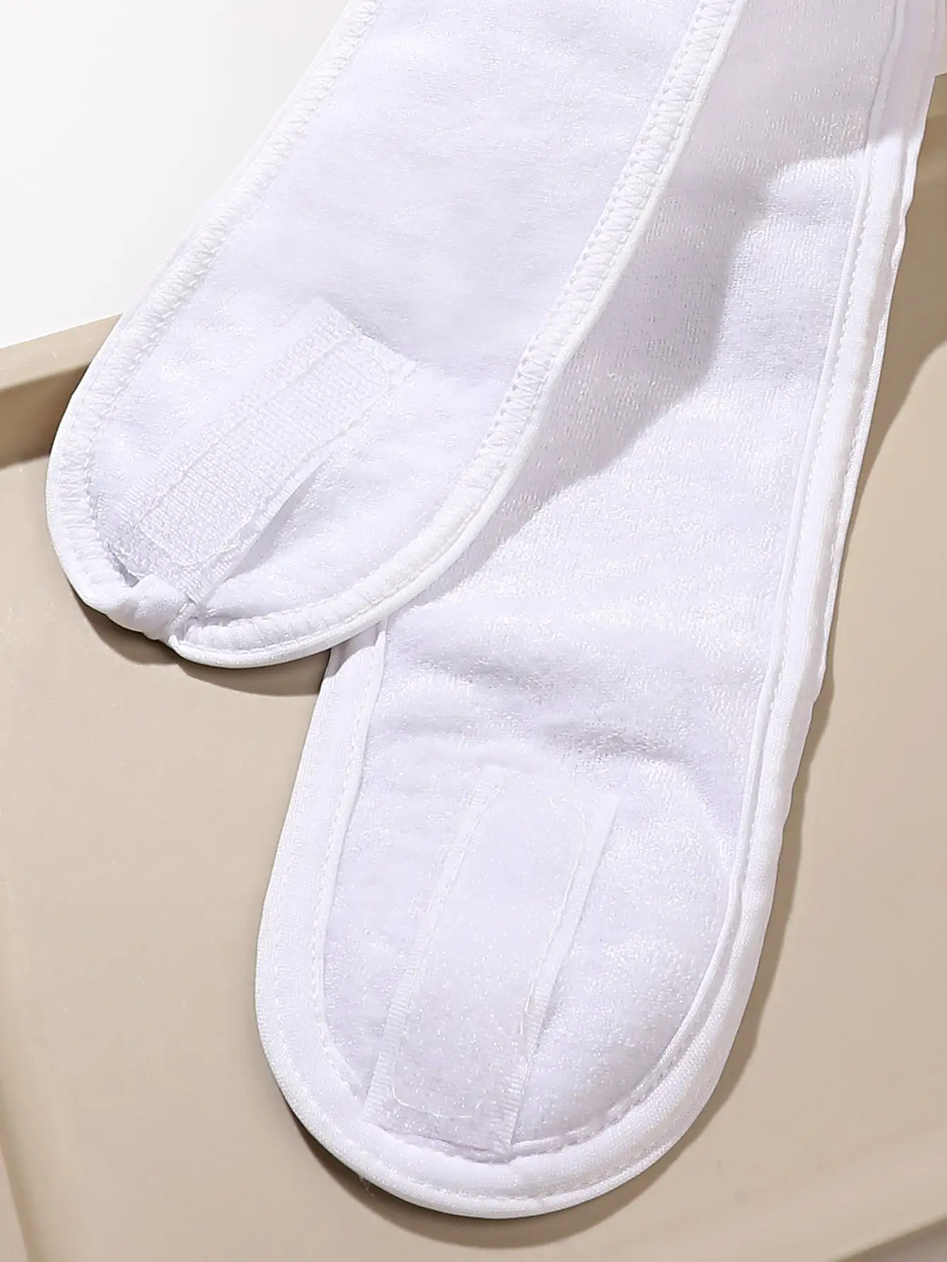 1 pçs ajustável branco velcro bandana antiderrapante hairband para mulheres acessórios de cabelo simples laço de cabelo para lavar o rosto yoga spa