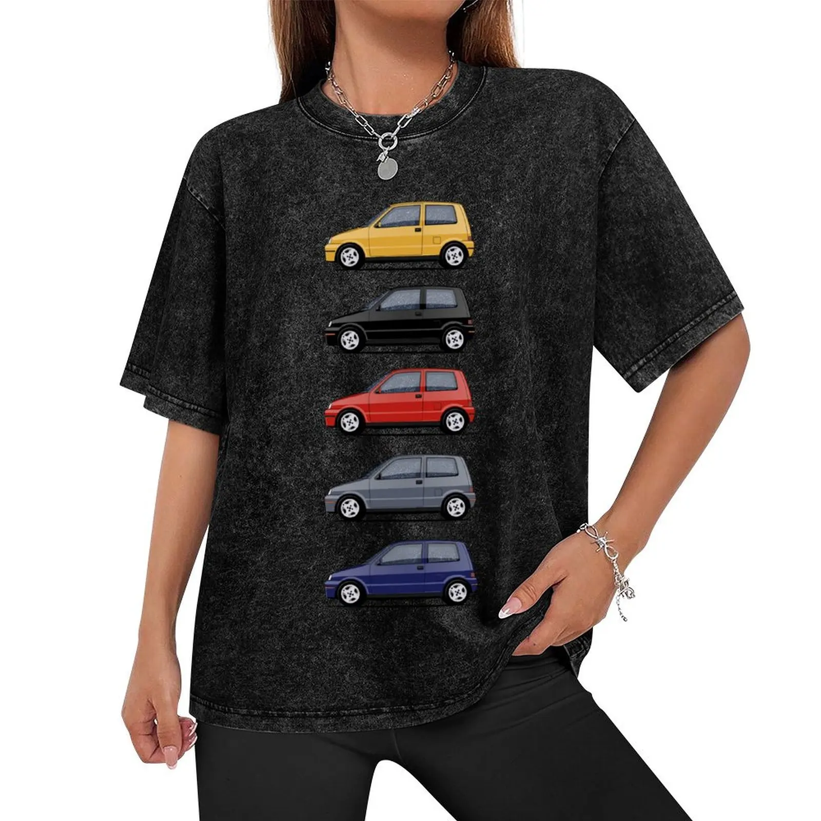 Fiat Cinquecento Sporting Road car edition T-Shirt designer shirts luxury t-shirt fashion shirts mens clothes