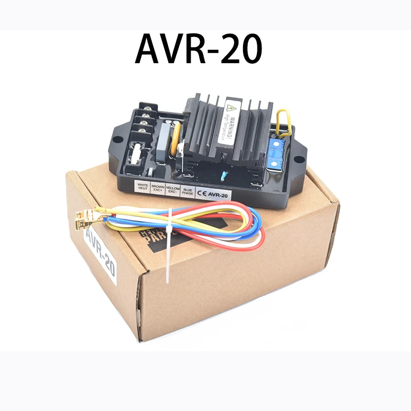 AVR-20 AVR20 AVR generator automatic voltage regulator brushless excitation stabilizer control module diesel generator set parts