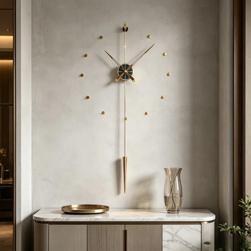 Minimalism Wall Clock Nordic Luxury Design Silent Clocks Living Room Art Hanging Clock Modern Elegant Home Decoration Clocks