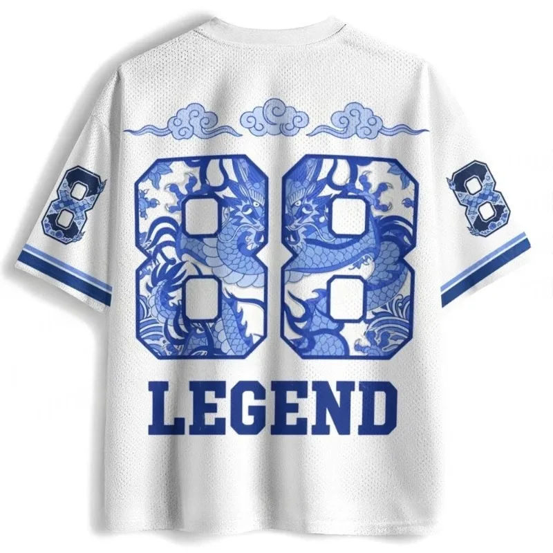 2026 Hot Selling Sports Short Sleeved Shirts, Popular V-neck Short Sleeved T-shirts, Sports High-end Design Mesh Knitted Shirts view 4
