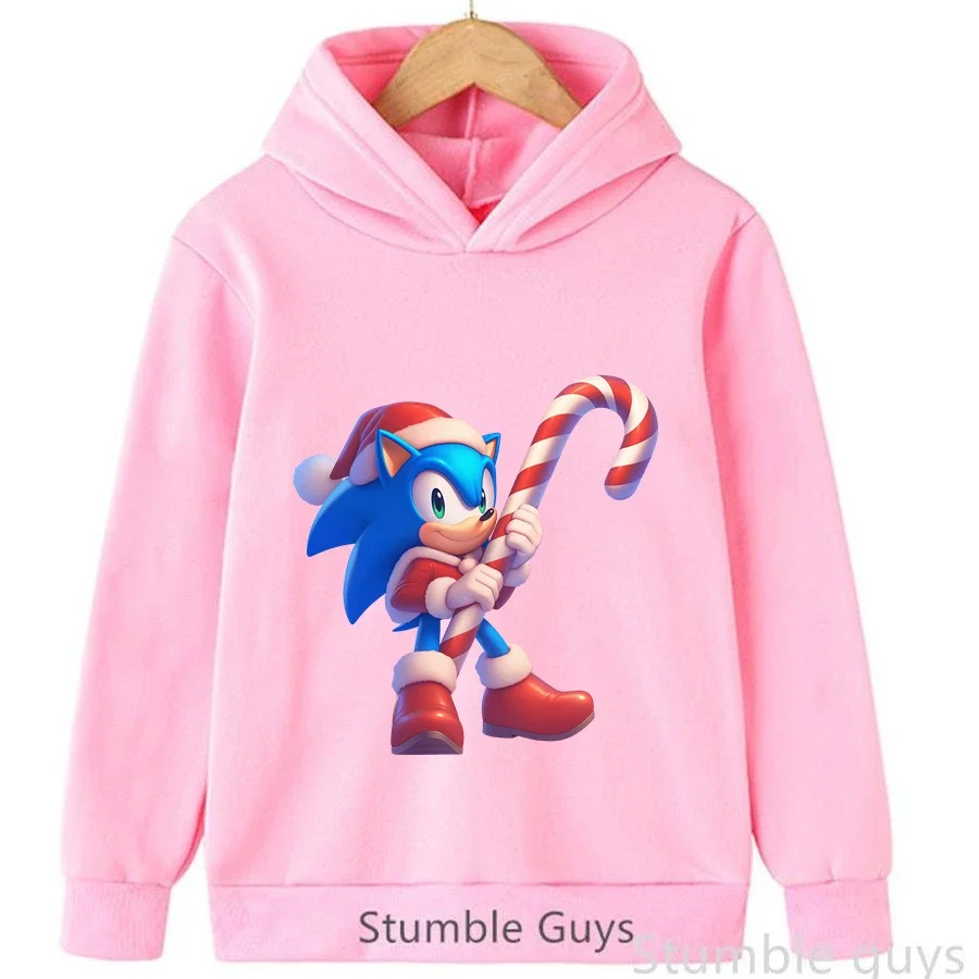 Anime Sonic enfants sweat à capuche Trucksuit automne garçons filles dessin animé vêtements cadeau de noël à la mode Match jupes sweat-shirt ​
