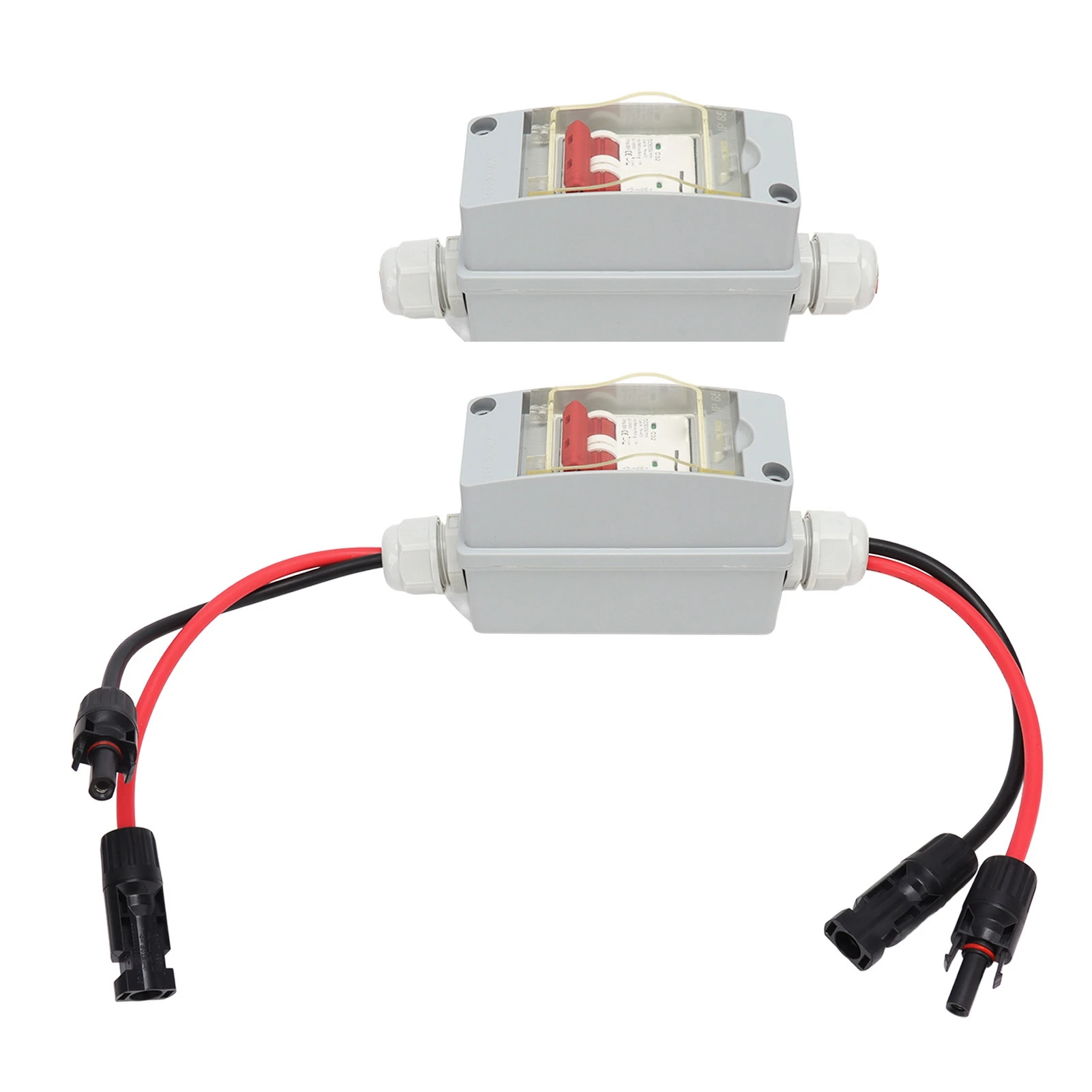 Circuit Breaker MCB 2P DC 500V 32A Disconnect Switch with IP65 Waterproof Distribution Box
