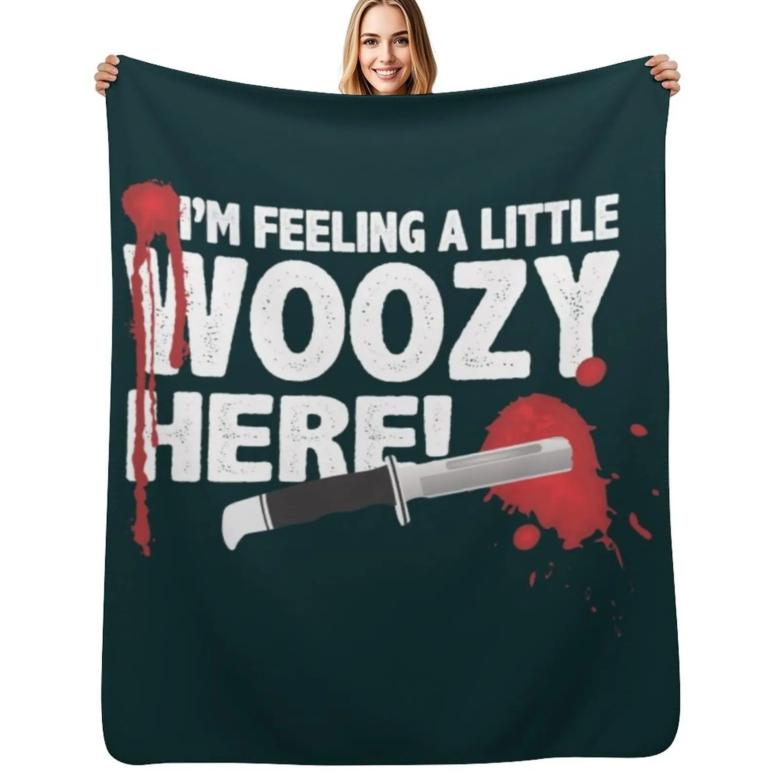 

I'm feeling a little woozy here Throw Blanket Men's Soft Warm Throw Blanket for Couch