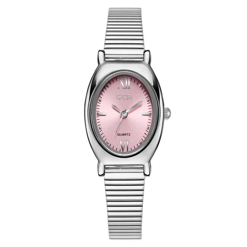 

Retro High-value Women's Watch Niche Exquisite Oval Steel Belt Watch New Women's Medieval Waterproof Quartz Watch