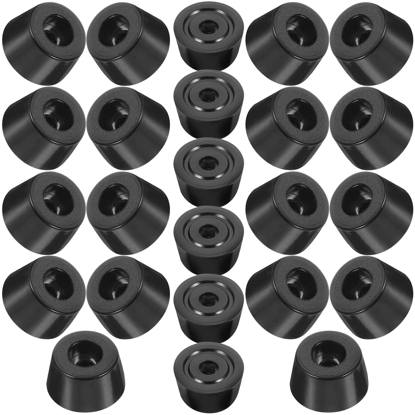 

50pcs Anti-Slip Cushioned Chair Casters For Office Desk Furniture Heightening Non-Slip Design Replacement Feet For Hard Tile