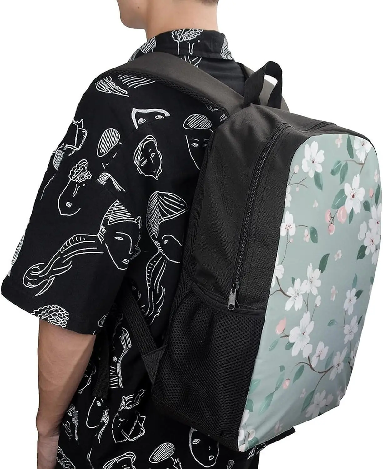 Green Tree Pattern Bookbag - Ultra Lightweight Portable Backpack Work Travel Backpack For Men Women Fits Notebook
