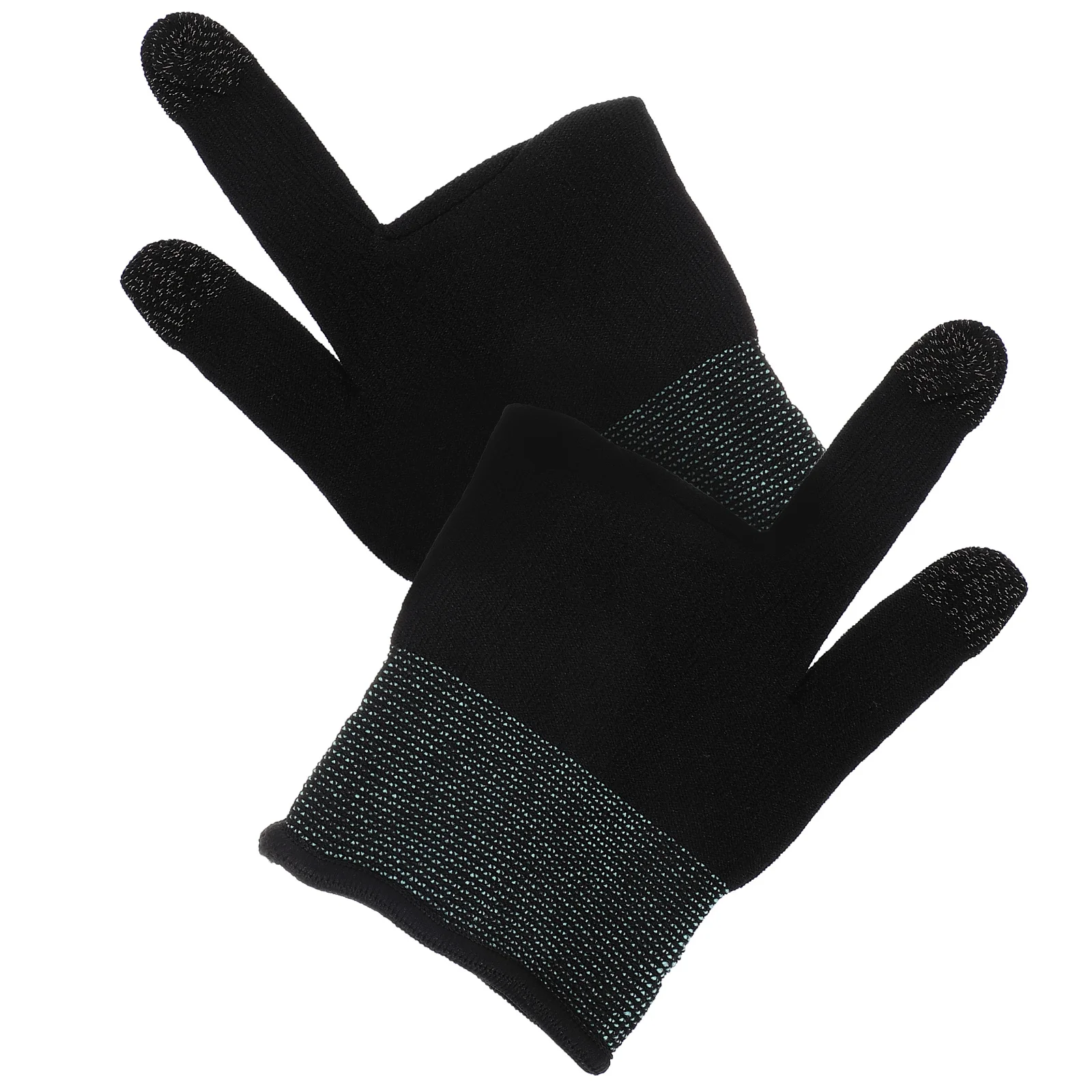زوج واحد من قفازات الألعاب المحمولة قابلة للتنفس وخفيفة الوزن وأكمام أصابع رفيعة للغاية ومضادة للعرق قفازات ألعاب بأكمام أصابع للألعاب #3