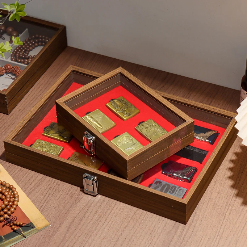 라이터 보관함, 방풍 디스플레이 랙, 수집 상자, 전시 디스플레이, 투명 방진 고급 정리 상자