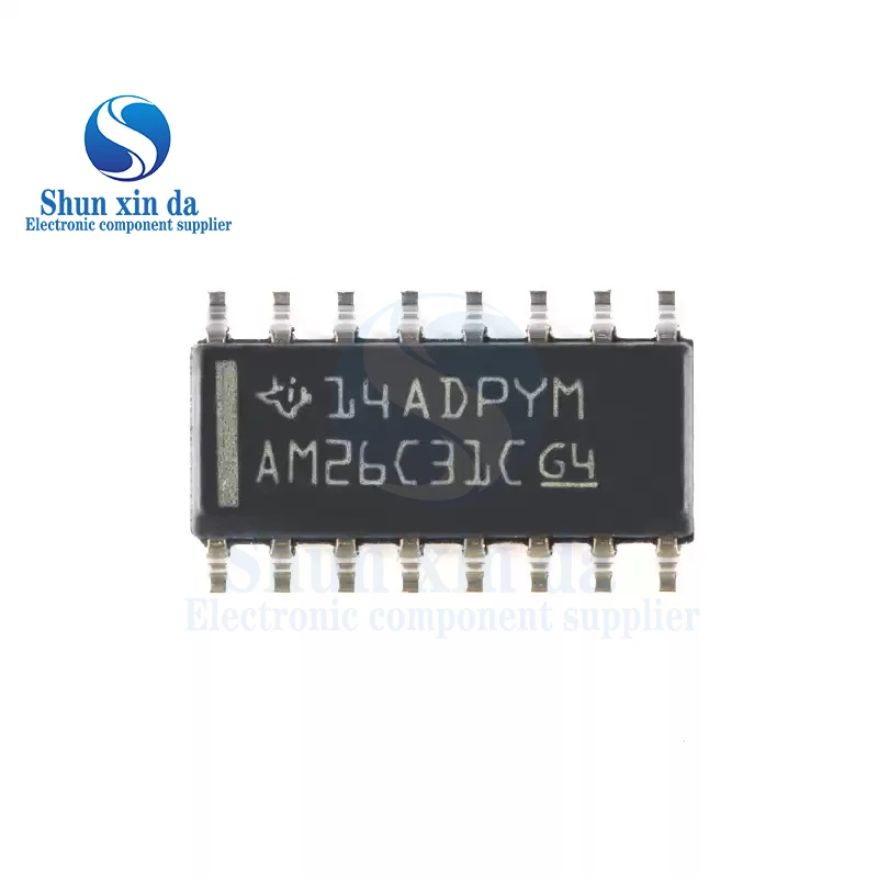 10PCS AM26C31CDR AM26C31IDR AM26C32IDR AM26LV31EIDR SOIC-16 AM26C31C AM26C31I AM26C32I SMD RS-422 Interface IC Quad Diff Line