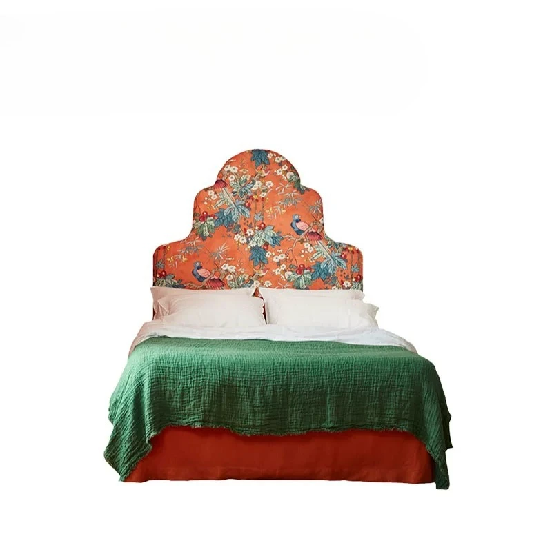 French retro soft bag bed/fabric princess bed