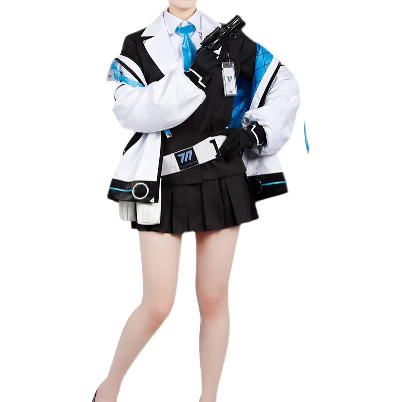 Hayase Yuka  Cosplay Costume Blue Archive Wig Shoes Gun  Halloween Carnival Cosplay Party Props Accessories