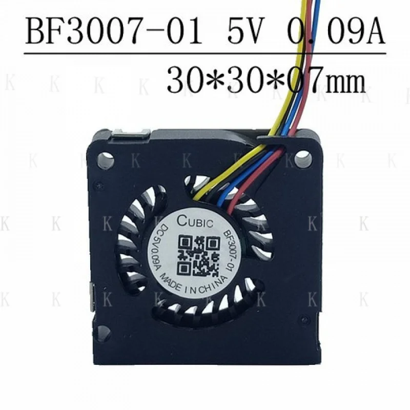 C FOR   BF3007-01 5V 30*30*7mm 3cm 0.09A 3PIN Turbine Projector notebook cooling fan
