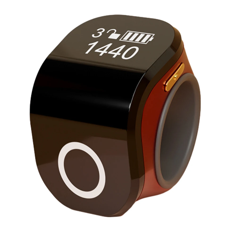 Imagem -06 - Digital Recarregável Impermeável Dedo Contador Pontos Portáteis Idea Tally Counter Smart Touch Ring Muçulmanos