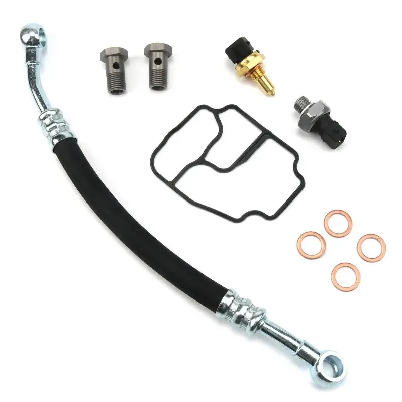

Engine Oil Filter Housing Gasket Oil Pressure Switch Sensor for BMW E46 E39 E53 E85 325Ci 530i M3 X3 X5 Z3 Z4 OEM：11361705532