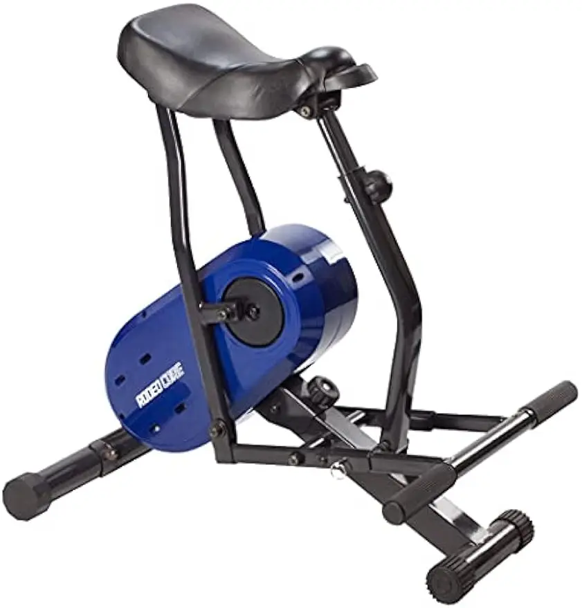 

Core Compact Exercise Equipment For Home Workouts - Full Body Fitness Machine Targets Abs, Legs, & Butt (Blue)