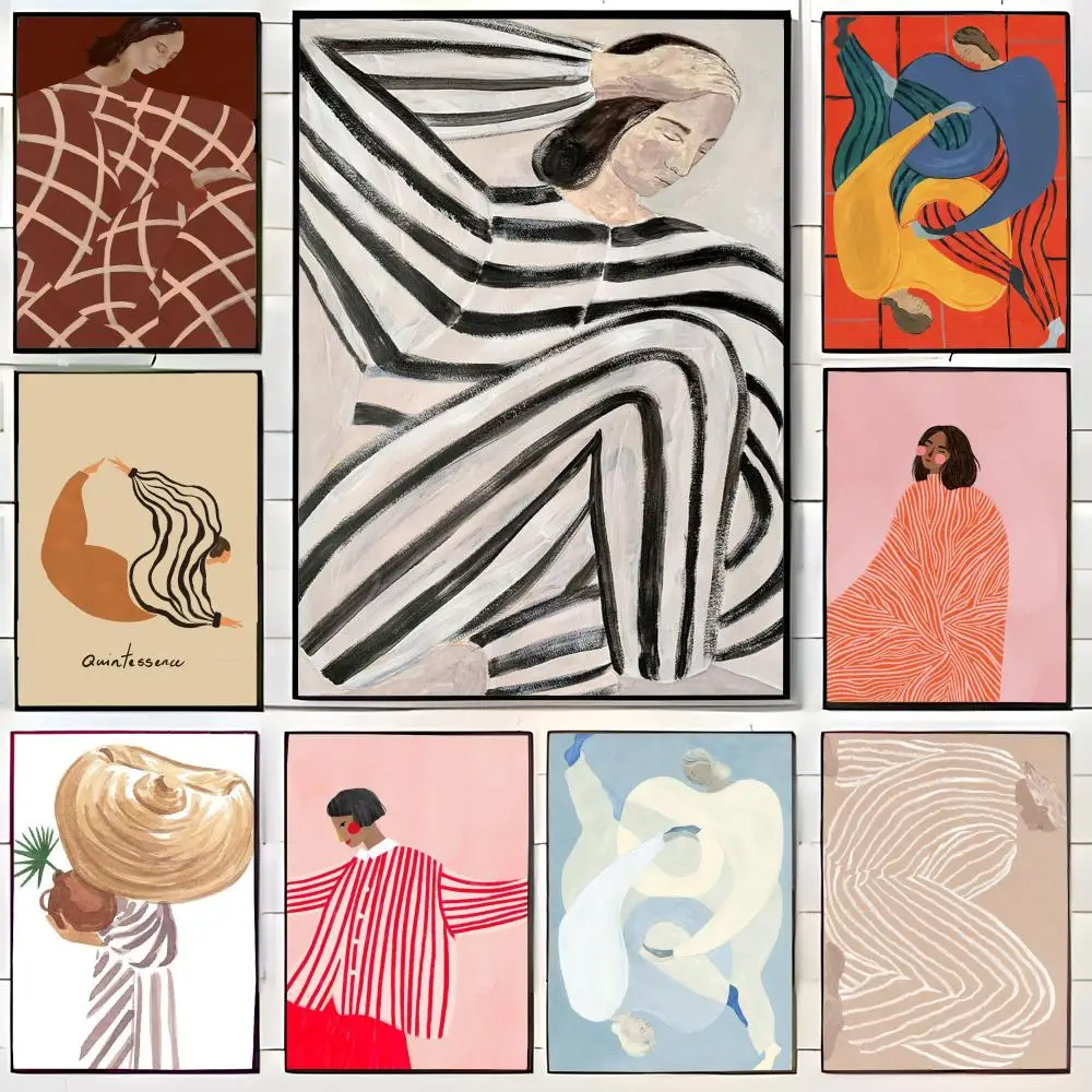 S-Sofia L-Lind Body Line Modernes klassisches Kunstposter, Wandkunstdruck, Poster, dekoratives Wandbild, Heimdekoration, Geschenk, ungerahmt
