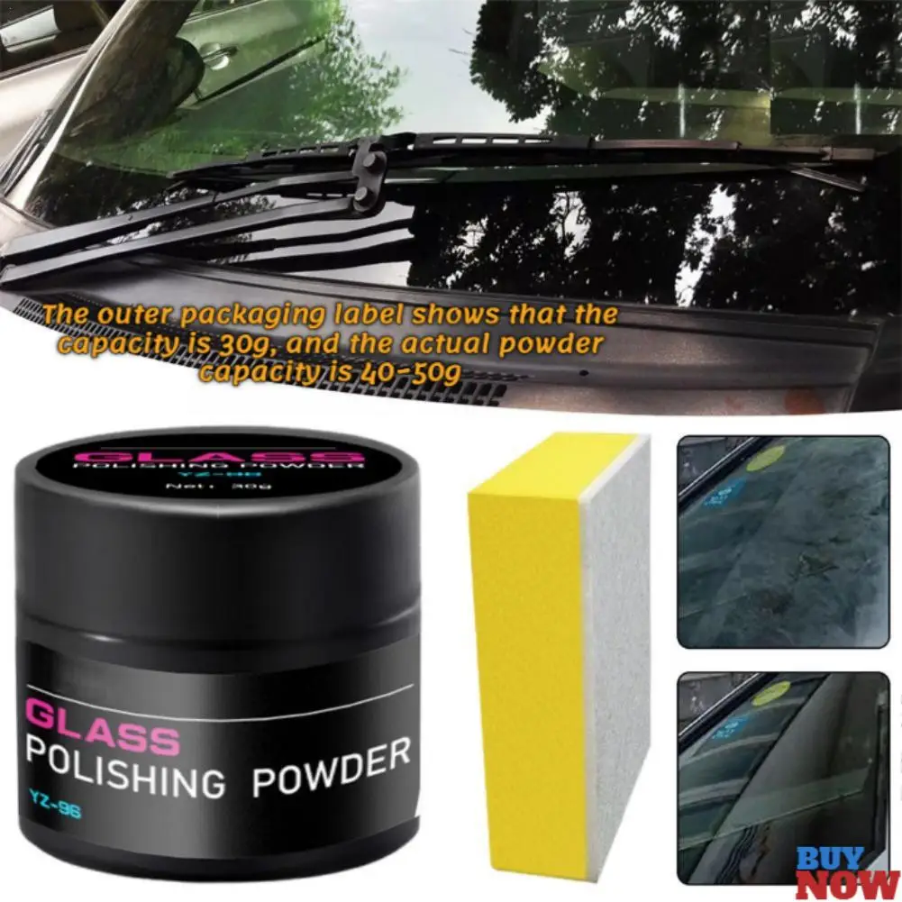 NEW 30G Glass Polishing Cerium Oxide Powder Car Window Polish Mirrors Powder Powder Glass Remove Composite Rare Repair Tool