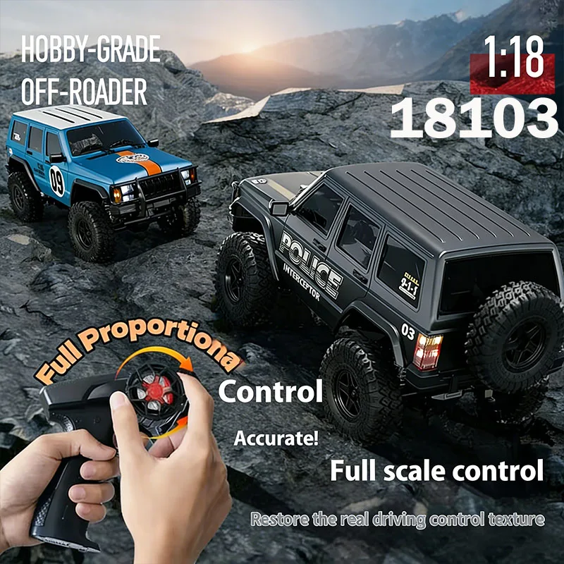 

Радиоуправляемая машинка WLtoys 1/18 18103 2.4G высокоскоростная ​ ​ Полноприводный внедорожник на радиоуправлении с мотором 370, игрушка для детей и взрослых