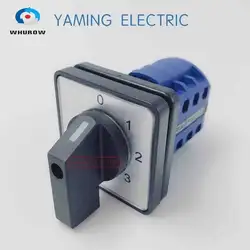 Cam Switch Latching 4 Positions Rotary LW28-20 LW26-20 Changeover Switch With Screws 660V 20A 3 Stages 3 Poles Useful Tool