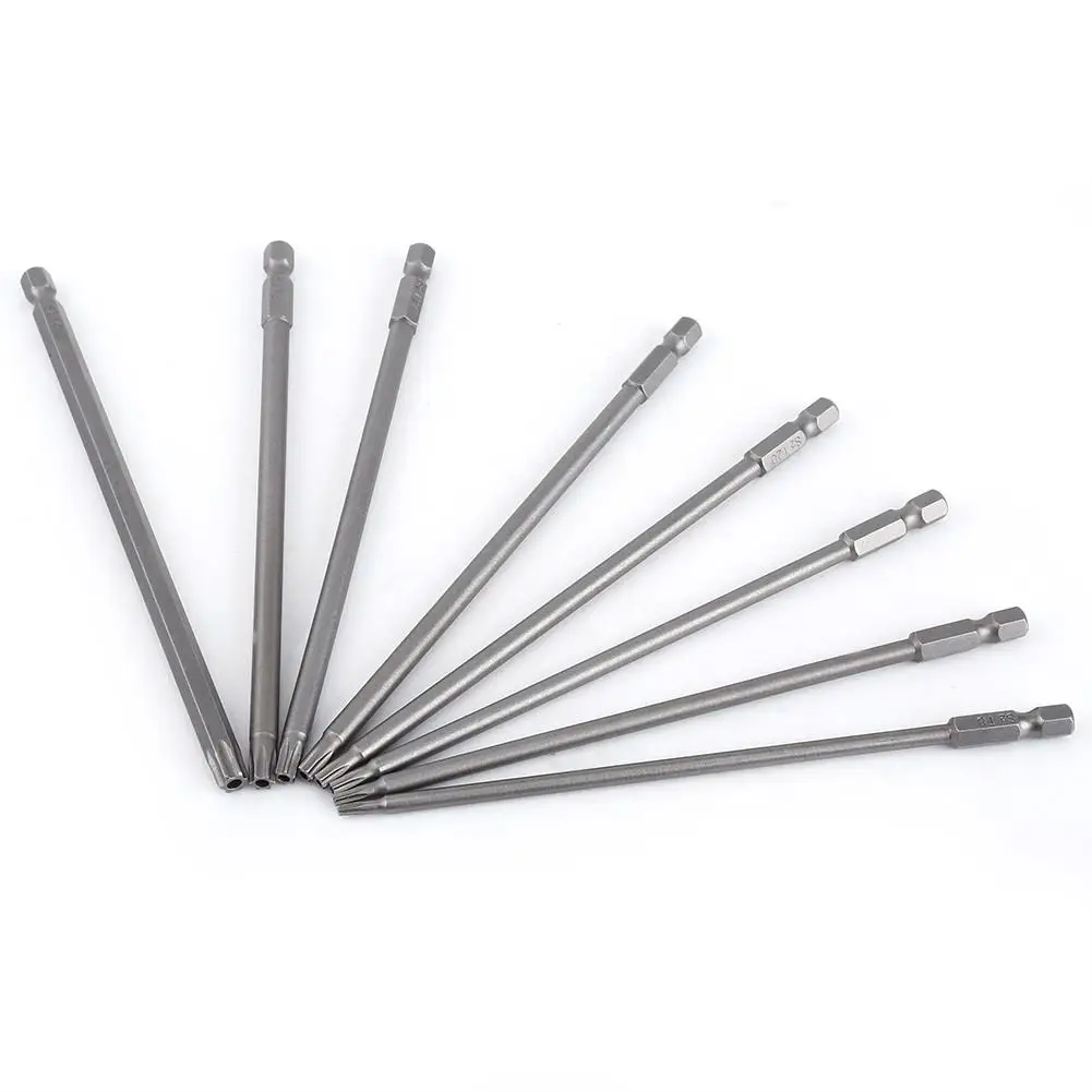 8pcs S2 Steel Star Head Screwdriver Set Magnetic Bit Hand Tools Precision Screw Drivers Parafusadeira Tool Kit