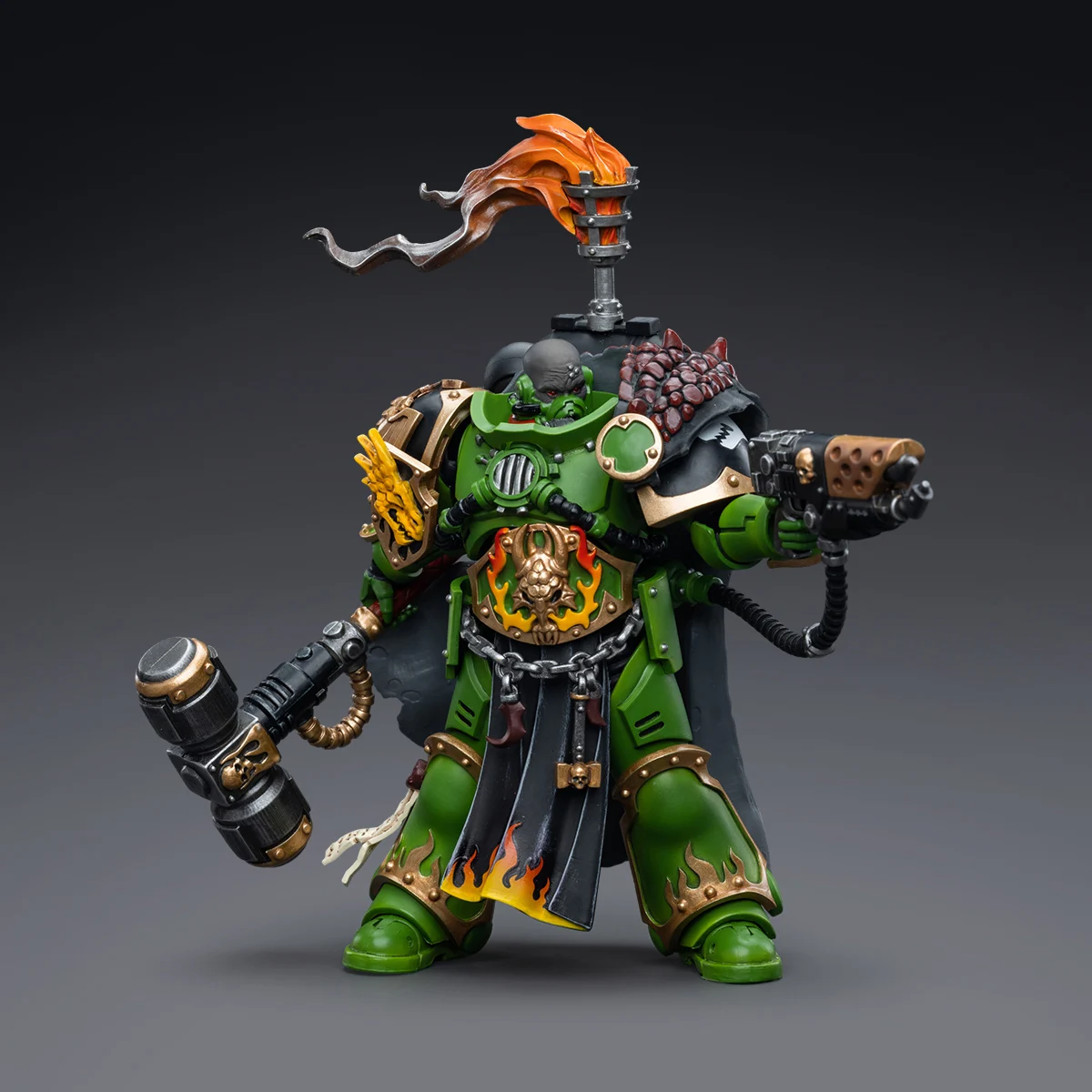 In Voorraad JOYTOY Warhammer 40K Salamanders Captain Adrax Agatone 1:18 Action Figure, Collectie Model Cadeau voor Volwassenen