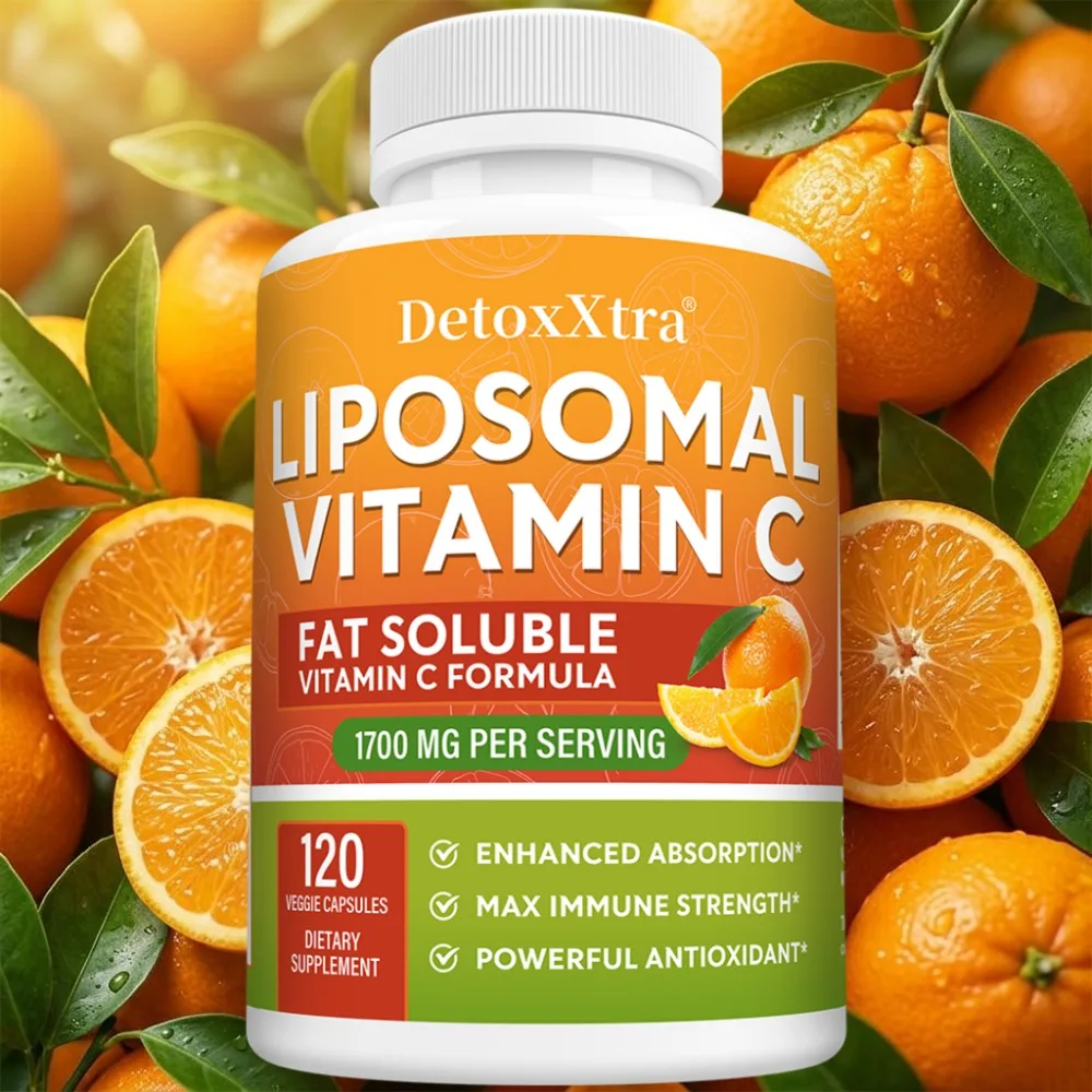 Liposomal Vitamin C 1700 Mg - Promote Absorption and Digestive Comfort, Antioxidants, Support Immune Health