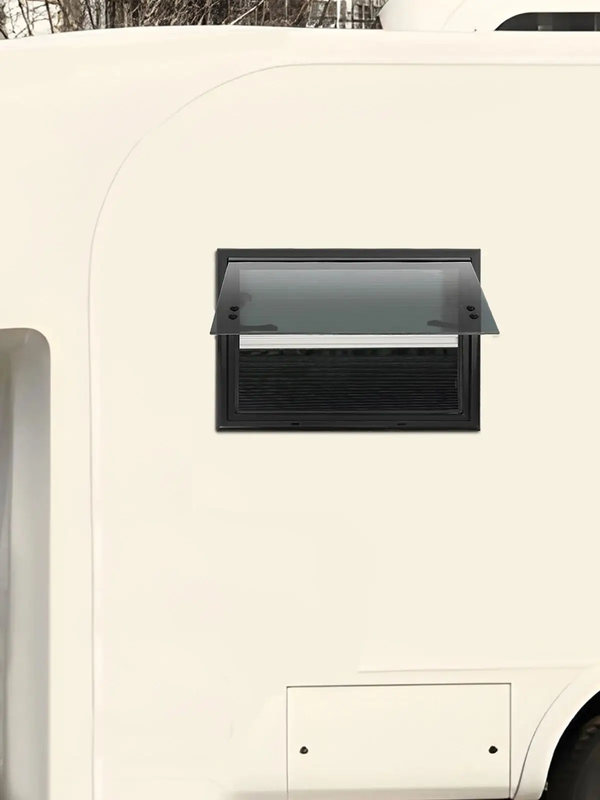 500x350mm Ademend RV-raam met veilige vergrendeling, uitklapbaar RV-raam, RV-caravan-camperramen voor campers, caravans, verticale trailers etc. - afbeelding 2