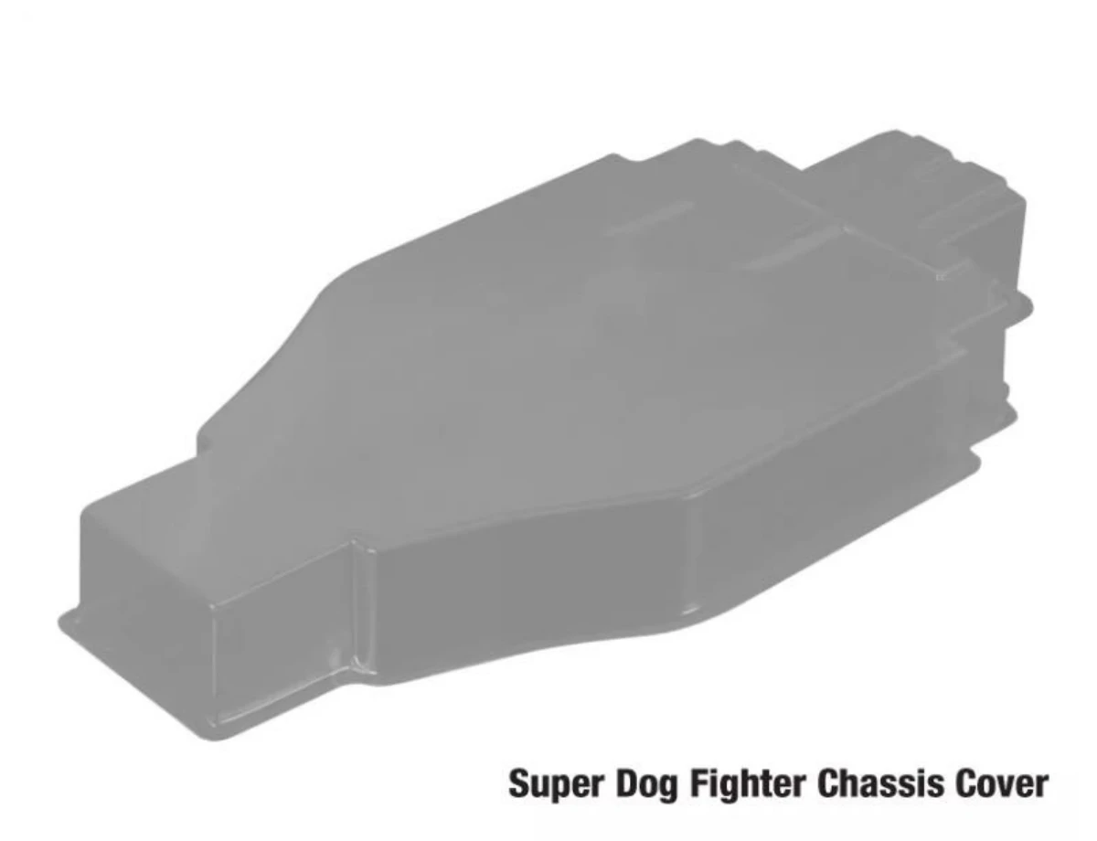 

Yokomo 870C Super Dog Fighter Clear RC Chassis Cover/Rear wing