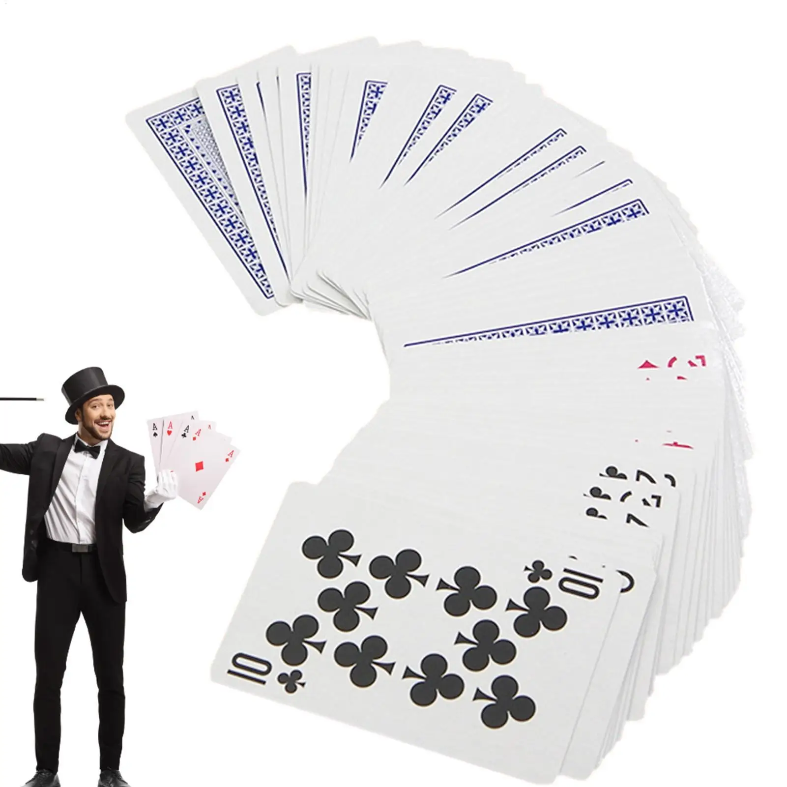 Marked Stripper Deck Playing Cards Poker Magic Tricks Close Up Street Illusion Gimmick Mentalism Kid Puzzle Toy Magia Cards