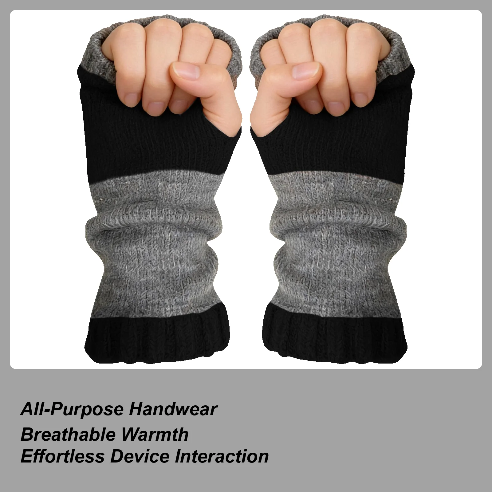 

Вязаные перчатки без пальцев для женщин, уличные согревающие принадлежности для рук, перчатки для холодной погоды для женщин, девочек, дам, подростков, мам