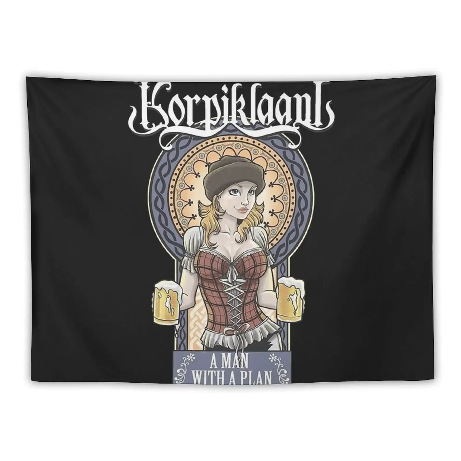 

Korpiklaani Tapestry Hanging Wall Home Decorations Decoration Wall Tapestry