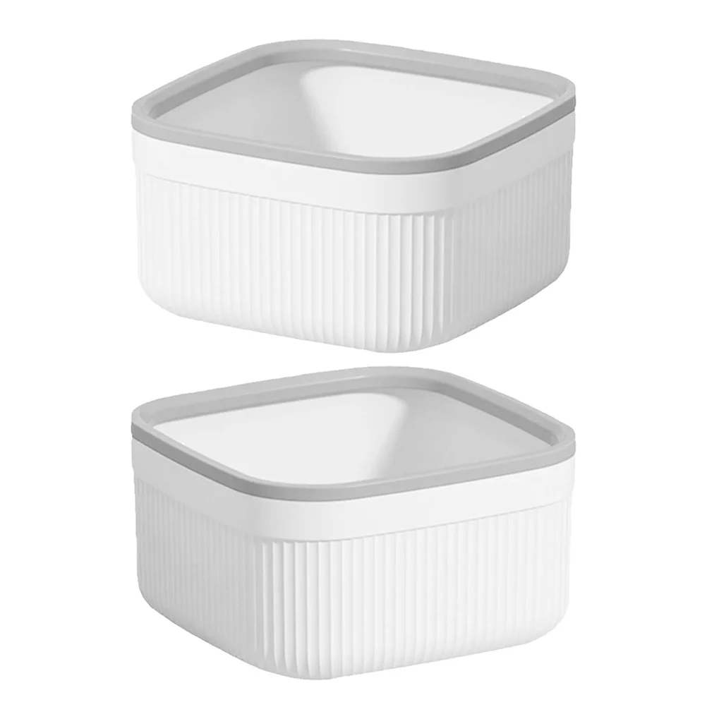 

2Pcs Small Desktop Garbage Can Modern Mini Waste Bin for Office Home Study Decorative Organizer Tidy Countertop Clutter-Free