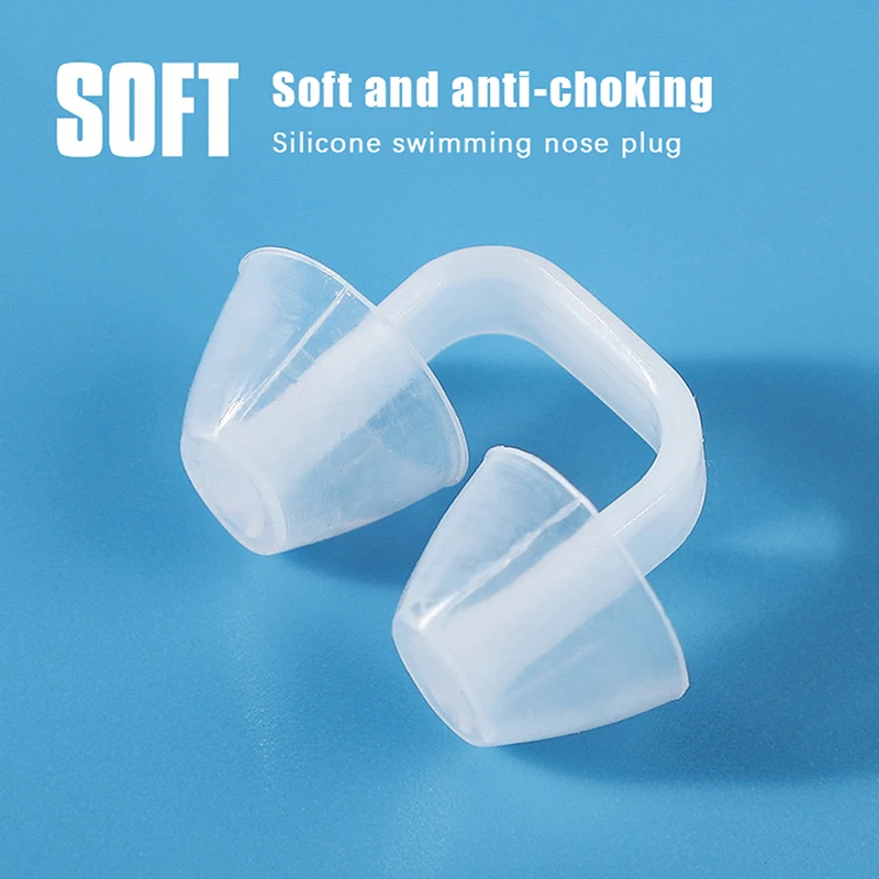 Creative Waterproof Nose Plug For Swimming Useful Reusable Silicone Swim Nose Protector Clip Diving Surfing Accessories