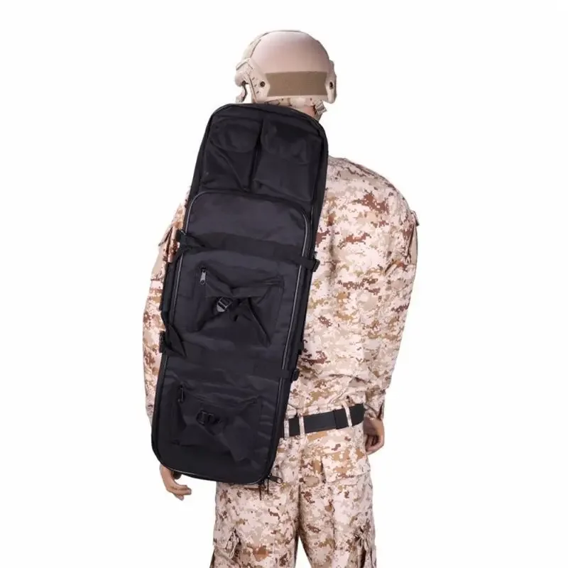 Tas senapan Sniper berburu, aksesori militer tas ransel pelindung pistol tas memancing luar ruangan 85/95/115CM