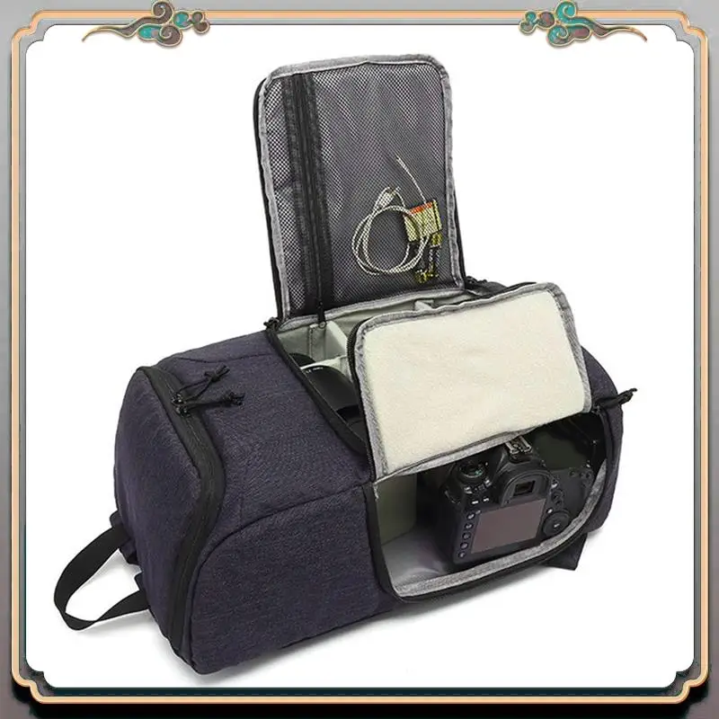 Durable Waterproof Camera Bag Photo Cameras Backpack For Laptop DSLR Portable Travel Lens Pouch Video Bag A view 3