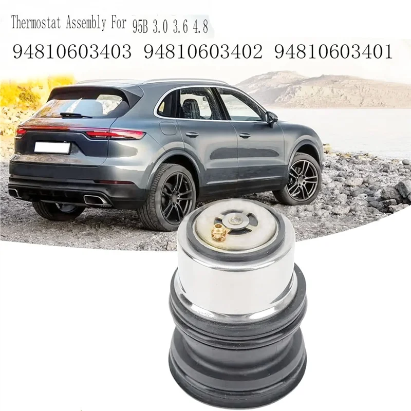 

Highly Recommended 2Pcs Thermostat Assembly For Porsche Panamera 970 Cayenne 92A Macan 95B 3.0 3.6 4.8 94810603403 94810603402 9