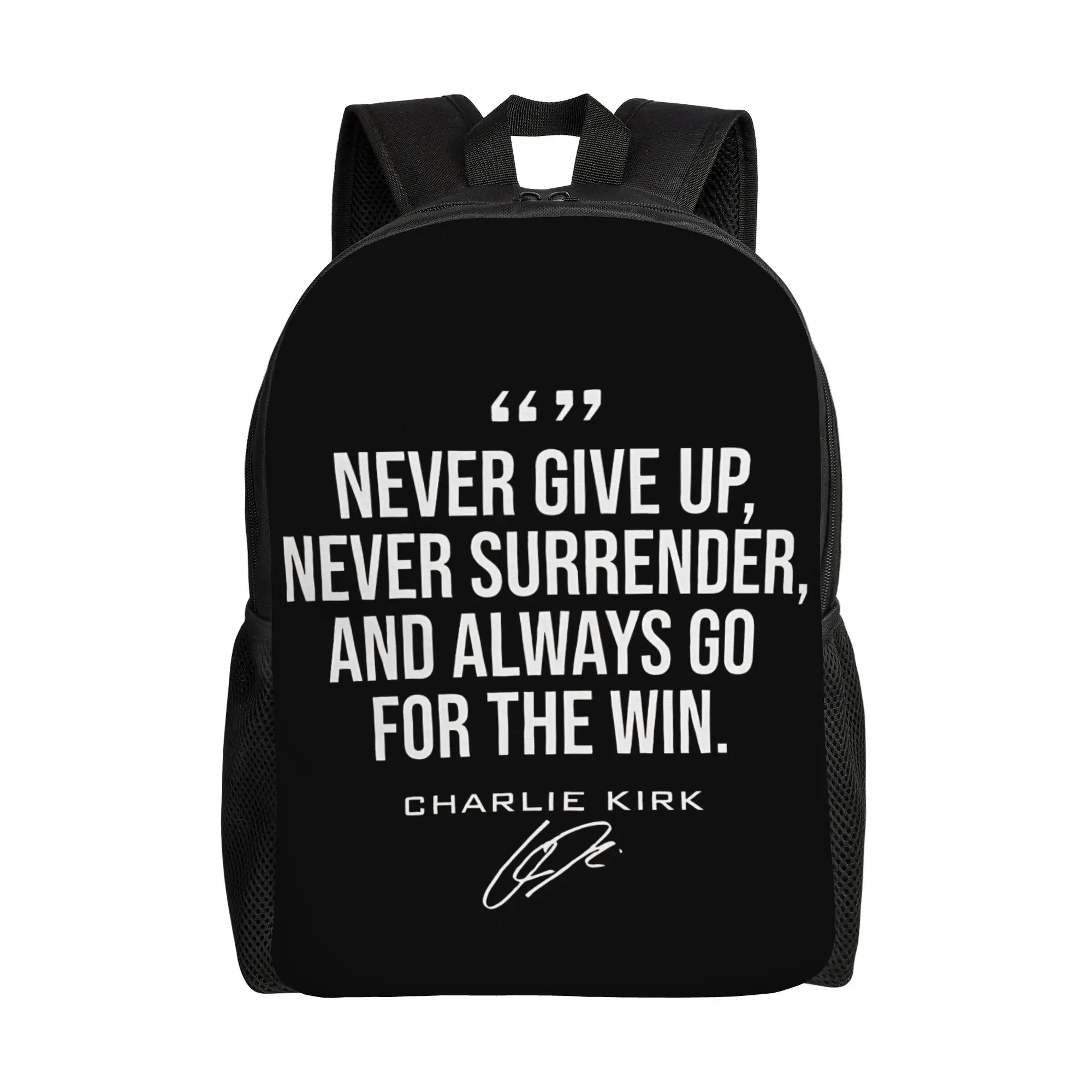 

Рюкзак Charlie Kirk Quote RIP для подростков, для активного отдыха, походов, путешествий, для старшей школы, для мужчин и женщин, студенческая сумка через плечо