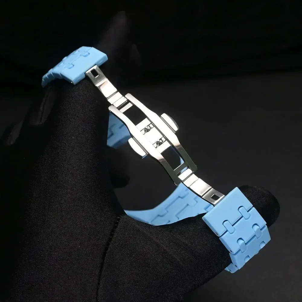 Luxury Modification Kit for Swatch X AP Royal POP Plastic Ceramics Watch Case Strap Pocket Changer To Wristwatch view 2