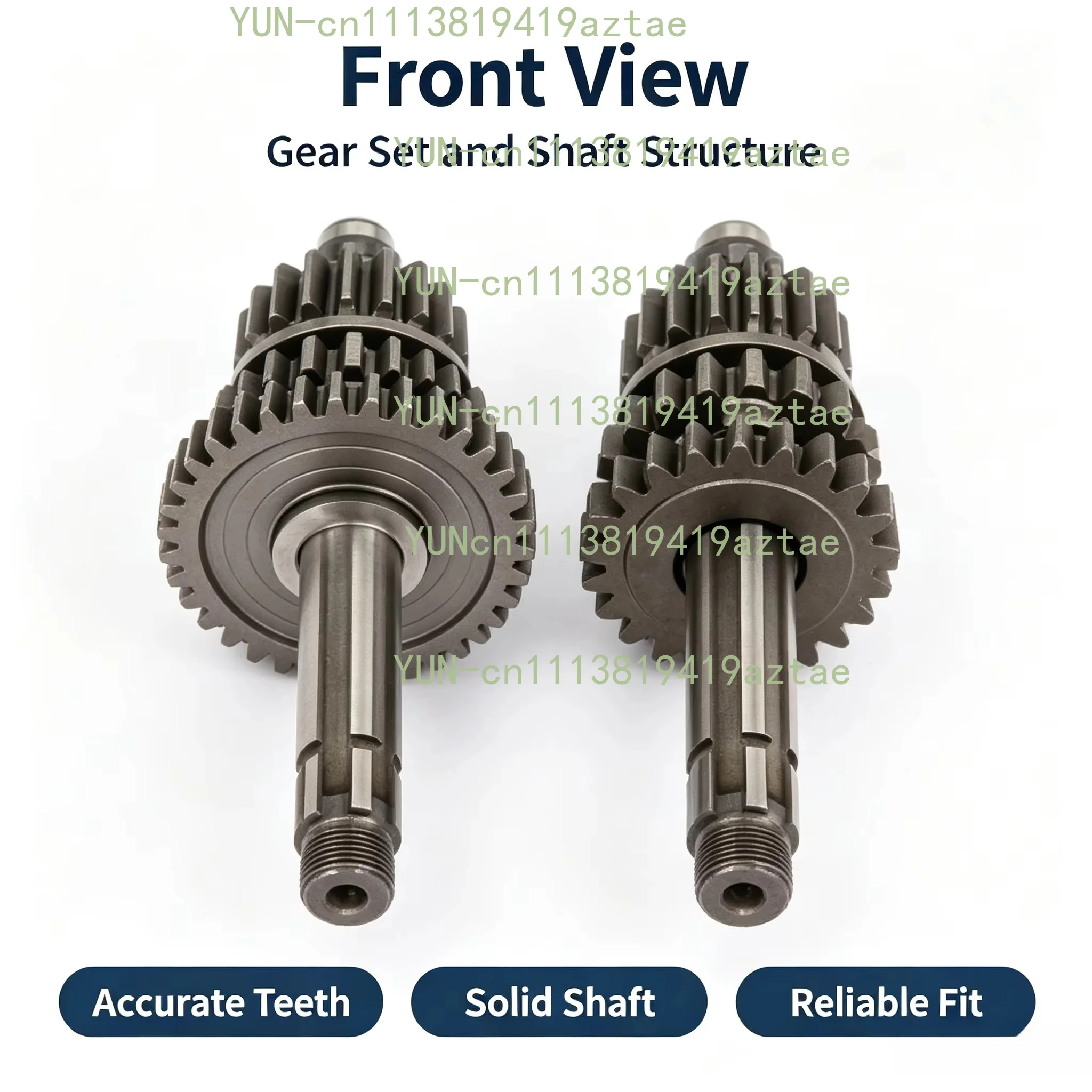 Motorcycle Transmission Gear Box Main Counter Shaft For YX 140cc 150cc 160cc Engine Pit Dirt Bike Motocross Replacement Parts