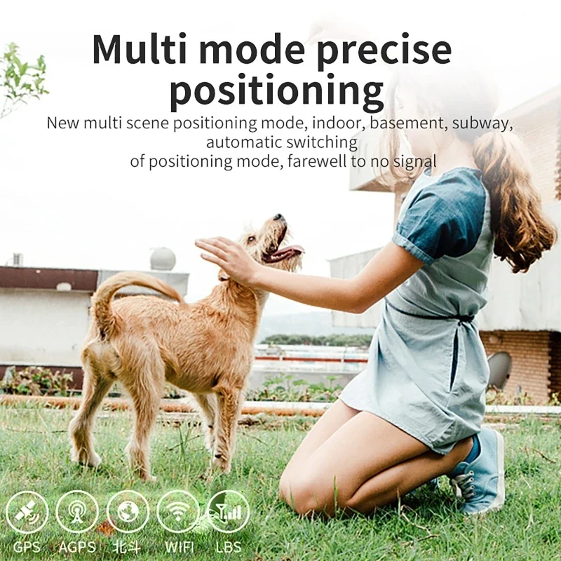 2G/4G Pet GPS Anti Lost Tracker Waterproof Smart Necklace Locator Remote Intercom Track Playback Cat Dog Collar Locator Device view 5