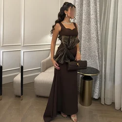 Customized Intricate Jersey Jersey Pleat Bow A-line Sweetheart Midi Dresses Evening Dresses Classic Exquisite Modern Style Pastr