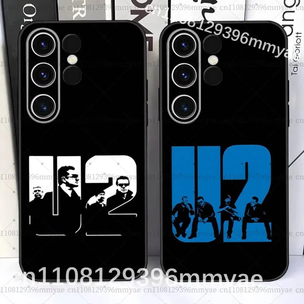 BAND U-U2 Soft TPU Cover For Samsung S26,S25,S24,Ultra,S20,S30,Plus,S22,S23,Ultra,Plus,5G Phone Case