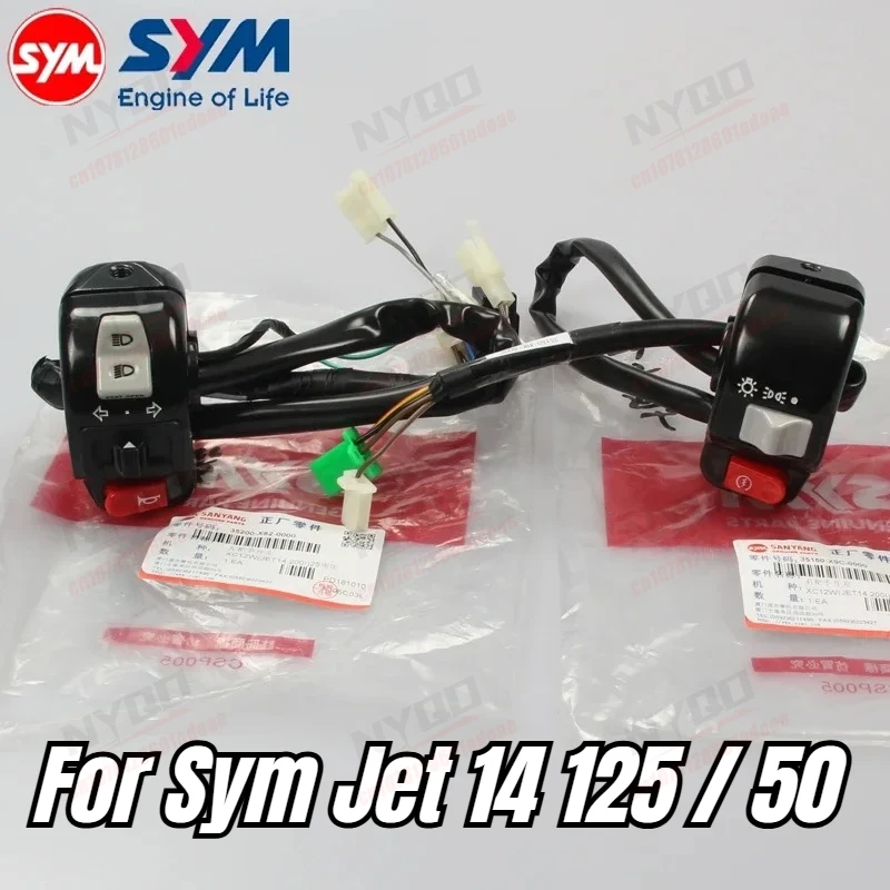 

Оригинальные роторные переключатели на руль (левый и правый) для мотоциклов Sym Jet 14 125 / 50