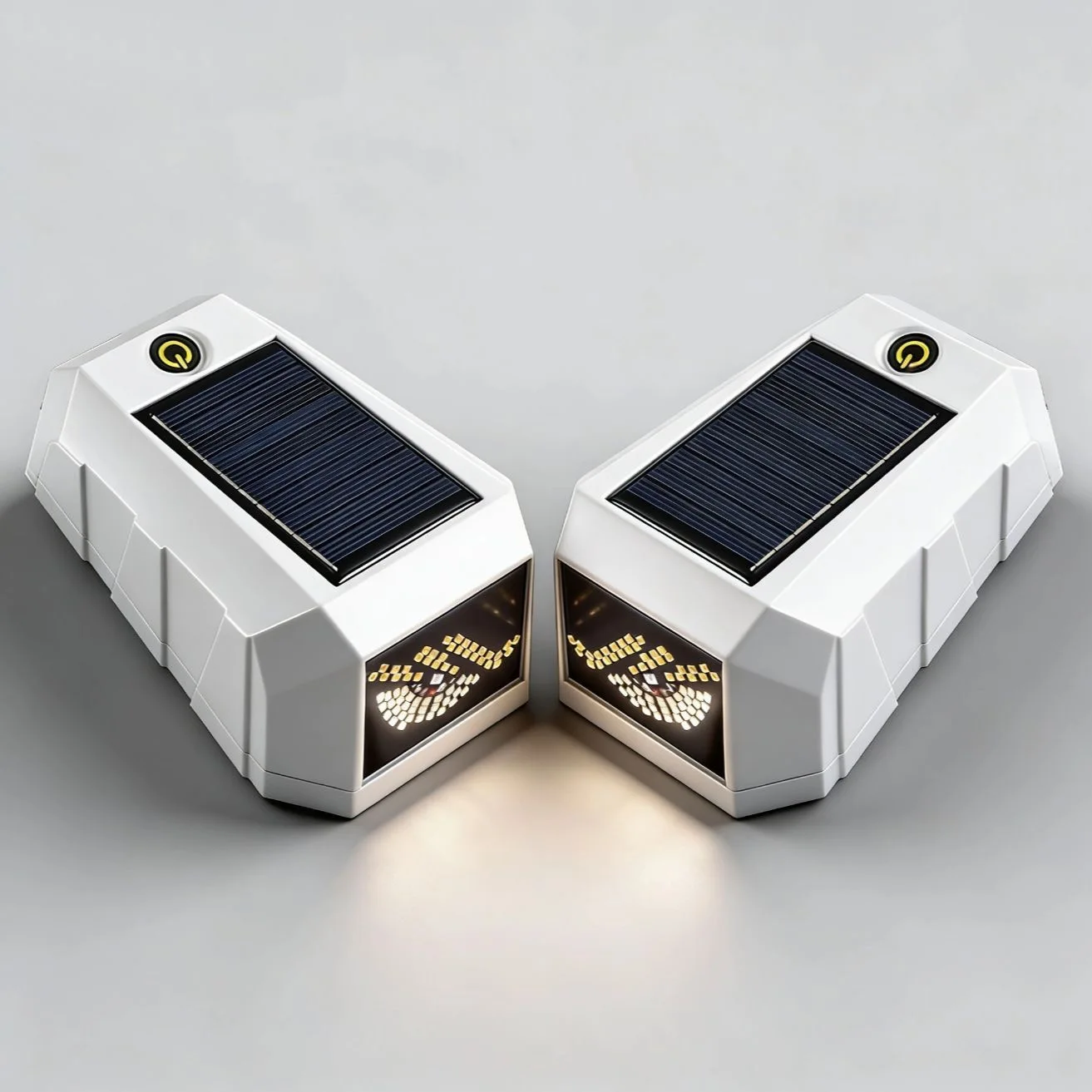 

Solar Powered Flash Warning Light Wireless Motorcycle Car Decorative Light Trunk Tail Light for Vehicle Modification.