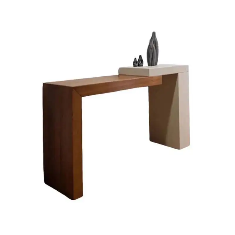 Sabi Wabi Simple Console Tables Rustic Narrow Living Room Unique Console Tables Premium Aesthetic Mueble Salón Furniture Home